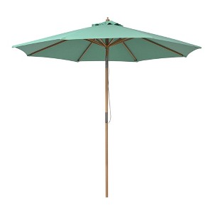 LAGarden 9Ft Patio BOHO Market Patio Umbrella 260GSM Acrylic Fabric 5-Year-Non-Fading Resort Outdoor Market - 1 of 4