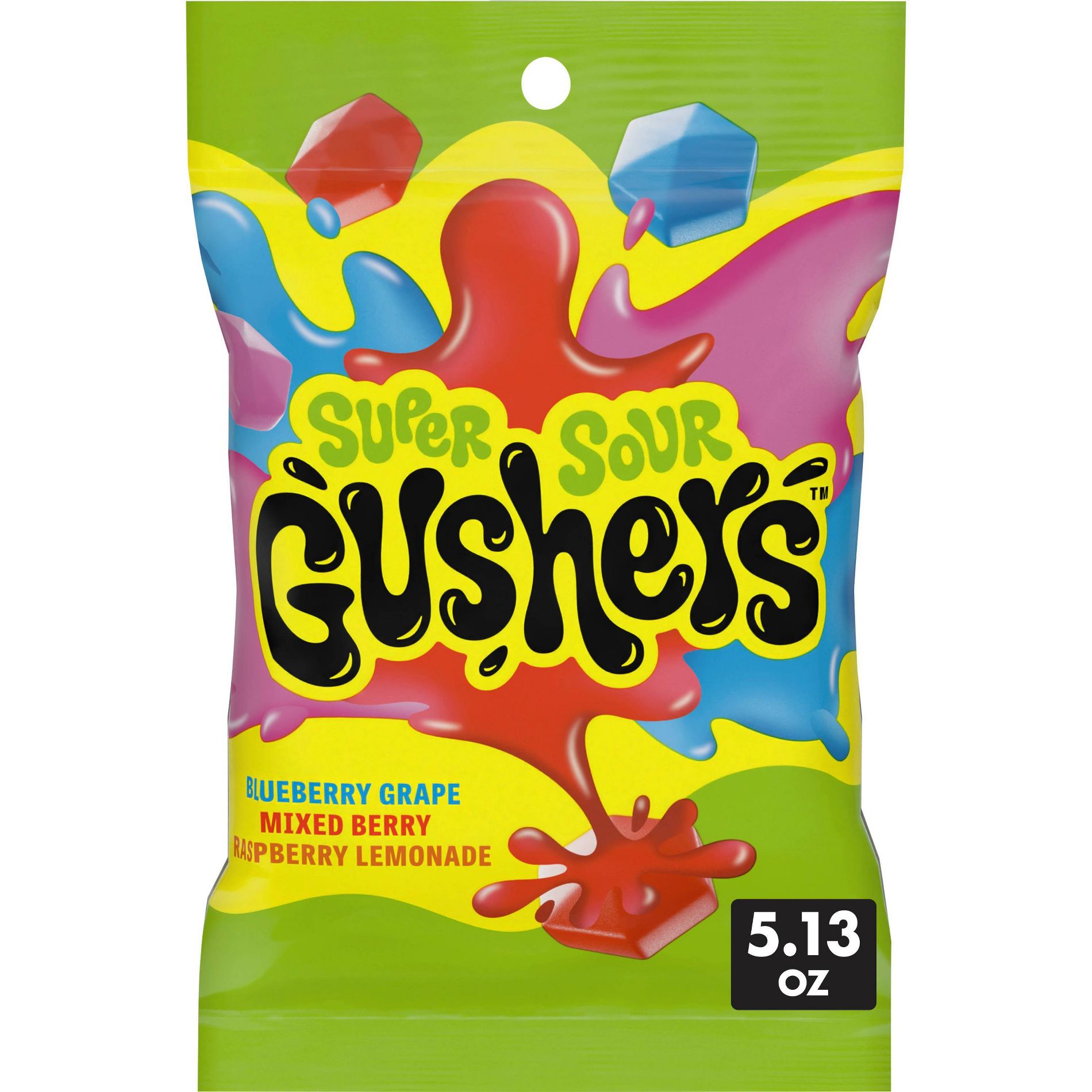 Fruit Gushers Super Sour Candy - 5.13oz
