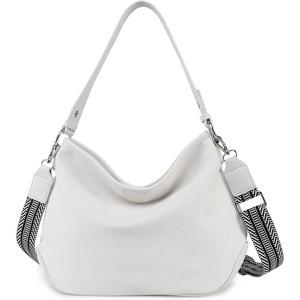 Purses and Handbags Classic Top Handle Shoulder Satchel Bags with Detachable Strap - 1 of 4