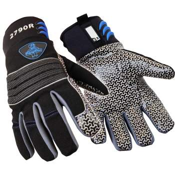 RefrigiWear Insulated ArcticFit Max Gloves with Polar Fleece Liner Impact Protection and Silicone Grip