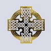 Slickblue Celtic Metal Wall Art – 12" Round Hanging Decor in 8 Irish Designs & 4 Finish Options for Home - 3 of 4