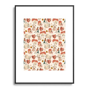 Dash and Ash Woodland Friends Metal Framed Art Print - Deny Designs - 1 of 4