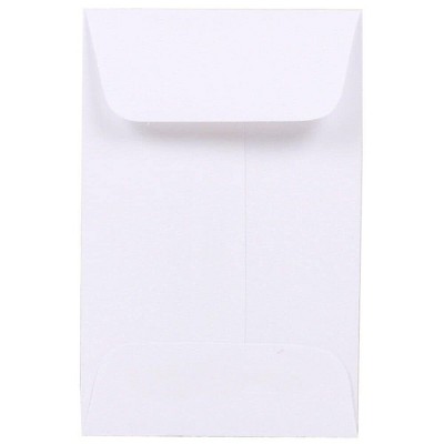 JAM Paper #1 Coin Business Envelopes 2.25" x 3.5" White 122326658