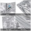 Coolmee Mens Metallic Shiny  Pants Wet Look Party Dance Straight Leg Trousers Festival Rave Cosplay Pants - 3 of 4