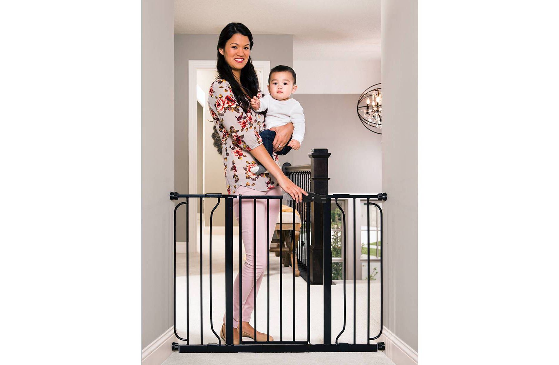 Regalo Extra Easy Metal Walk Through Baby Gate