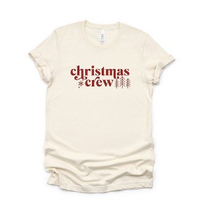 Simply Sage Market Women's Christmas Crew Snowflake Short Sleeve Graphic Tee - 1 of 4