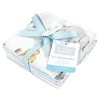 Hudson Baby Infant Boy Flannel Cotton Washcloths, Boy Safari World 12-Pack, One Size - 2 of 4