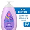 Johnson's Moisturizing Bedtime Baby Body Lotion with Coconut Oil  & Natural Calm Aromas - 27.1oz - 4 of 4