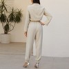 Women's Adjustable Waist Button-Front Jumpsuit - Cupshe - 3 of 4