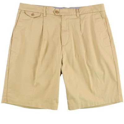 Tommy Hilfiger Mens ThFlex New School Prep Pleat Casual Chino Shorts