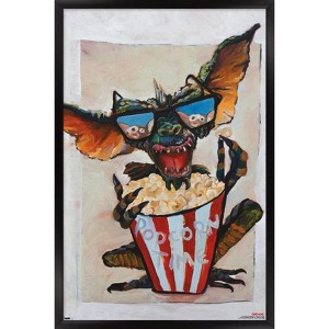 Trends International Warner 100th Anniversary: Art of 100th - Gremlins Framed Wall Poster Prints - 1 of 4