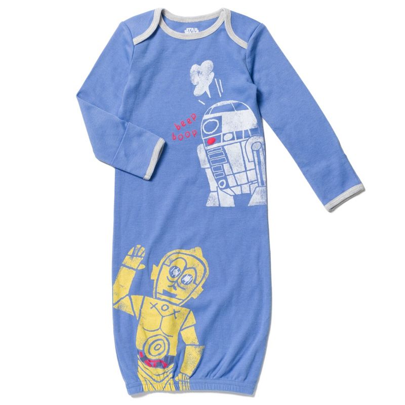 Star Wars Chewbacca R2-D2 C-3PO 3 Pack Sleeper Gowns, 3 of 8