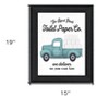 HomeRoots Toilet Paper Co Black Framed Print Bathroom Wall Art - 3 of 4