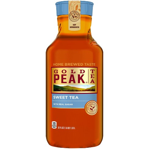 Gold Peak Sweetened Black Iced Tea Drink - 52 Fl Oz : Target