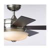 Emerson Cronley 54" Ceiling Fan Light Fixture and Remote, Brushed Steel - 4 of 4