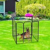 FDW Dog Playpen Pet Dog Fence 2-32 Panels  24/32/40"H Metal Dog Pen Outdoor Exercise Pen with Doors for Large/Medium /Small Dogs for RV,Camping,Yard - 2 of 4