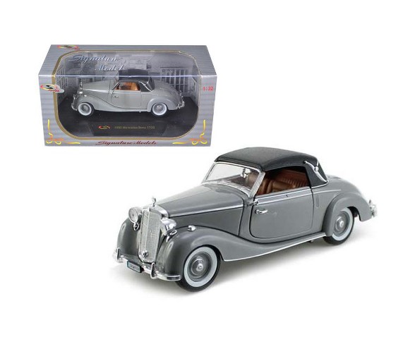 1950 Mercedes Benz 170s Soft Top Gray 1/32 Diecast Model Car by Signature Models