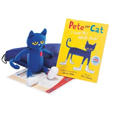 Childcraft Pete the Cat I Love My White Shoes Literacy Bag, Book, and Plush Pal