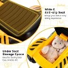 Costzon Ride-on Excavator, Construction Digger Cart with Helmet, 3 Stones, Sound, Adjustable Bucket, Storage, Outdoor Pretend Toy for Toddlers (Gift) - 4 of 4
