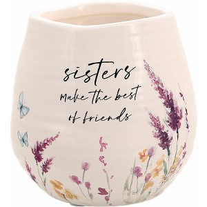 Pavilion Gift Company - Sisters - 8 oz - 100% Soy Wax Candle Scent: Tranquility - Flame Candles - 1 of 4