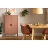South Shore 41.5" Decorative Storage Cabinet Burnt Orange: Metal Frame, 2 Doors, 3 Shelves - 2 of 4