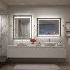 Apmir Super Bright Front & Back LED Lighted Anti-Fog Aluminum Alloy Framed Tempered Glass Bathroom/Vanity Mirror with ETL & 3-Year Warranty - 4 of 4