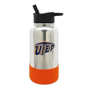 NCAA UTEP Miners 32oz Chrome Thirst Hydration Water Bottle - 1 of 3