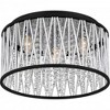Quoizel Lighting Celeste 5 - Light Flush Mount in  Matte Black - 3 of 4