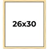 PosterPalooza | Simple Gold Picture Frame - UV Acrylic, Foam Board Backing, Hanging Hardware - 2 of 4