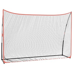 vidaXL Golf Practice Net Black and Red 120.1"x35.8"x83.9" Polyester - 1 of 4