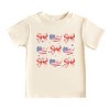 The Juniper Shop Patriotic America Stacked Coquette Toddler Short Sleeve Tee - 2 of 4