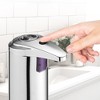 Cheer Collection Stainless Steel Touchless Soap Dispenser with Waterproof Base and Automatic Infrared Sensor - 4 of 4