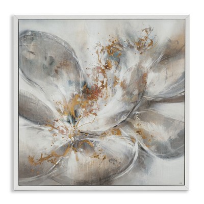 Stupell Industries Abstract Flower Bloom Painting, 12" x 12"