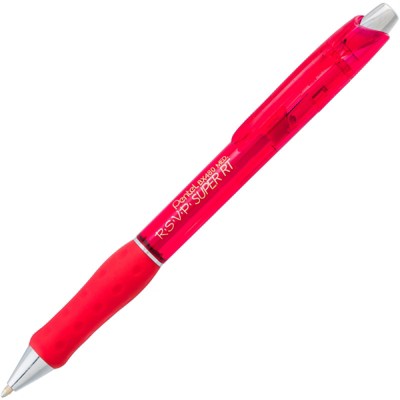 Pentel R.S.V.P. Super RT Retractable Ballpoint Pen, Red (Case of 15)