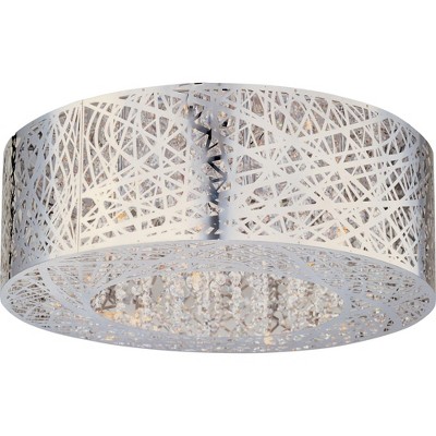 ET2 Lighting Inca 9 - Light Flush Mount in  Polished Chrome