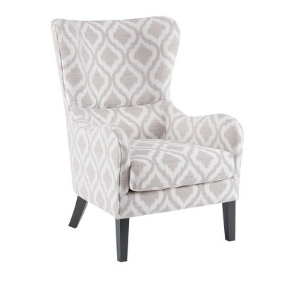 NicBex Polyester Accent Chair,Upholstered Living Room Chairs with High Backrest and Birch Legs,Cozy Armchair,Accent Chairs for Living Room