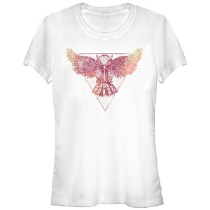 Juniors Womens Lost Gods Triangle Owl T-Shirt - 1 of 3