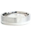 Pompeii3 Mens 6mm Brushed Flat Comfort Fit Wedding Band Ring - 3 of 4