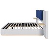 Christopher Knight Home Canary Modern Upholstered Platform Bed with Side Storage Shelves - 4 of 4