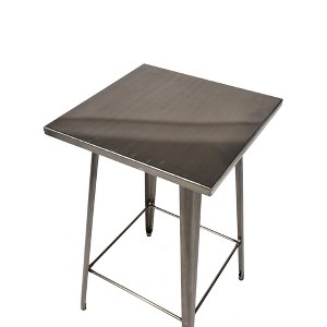 Commercial Seating Products,Gunmetal Square Cocktail Table - 1 of 3