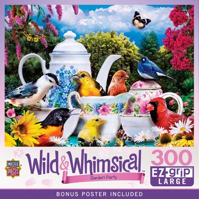 MasterPieces 300 Piece EZ Grip Jigsaw Puzzle - Garden Party - 18"x24"