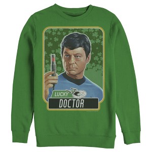 Men's Star Trek: The Original Series St. Patrick's Day Lucky Doctor McCoy Sweatshirt - 1 of 4