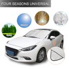 Unique Bargains Thicken 4-Layer Sun Reflector Car Windshield Snow Ice Cover Extra Large - image 3 of 4