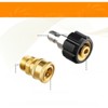 VisioGear 8-Pack Pressure Washer Adapter Set, Quick Disconnect Kit, M22 Quick Connector with 3/4" to Quick Release, Gold, 1.18"*1.18"*1.69" - 4 of 4