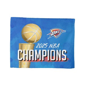 NBA Oklahoma City Thunder 2025 Champions Clutch Rally Towel 15 x 18 inches - 1 of 4
