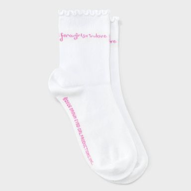 Women's Olivia Rodrigo Graphic Socks - White