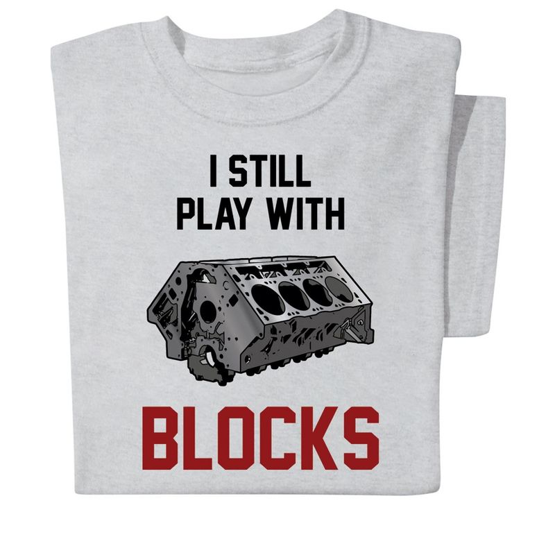 Collections Etc Still Play With Blocks T-shirt, 3 of 5