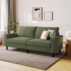 79'' Corduroy Loveseat Sofa – Adjustable Deep Seat Couch for Living Room, Bedroom, or Office - 2 of 4
