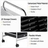 Yaheetech Drawers Rolling Storage Cart Mobile Storage Bin Trolley - 4 of 4