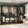 Besiost 110-In Corner Closet System Set with Wood Drawers, Freestanding Closet Organizer with Hanging Rods - 2 of 4